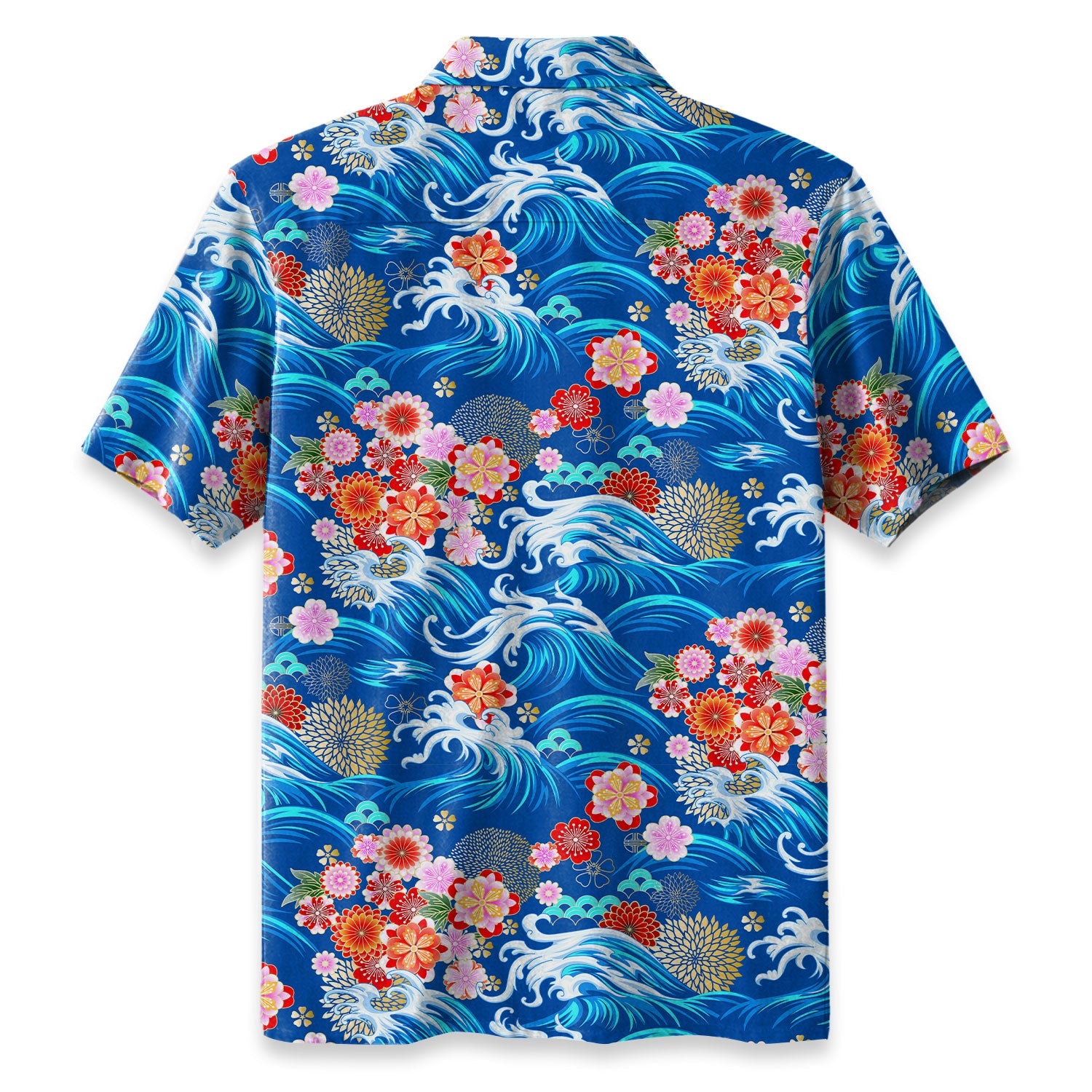 Sakura Wave Hawaiian Shirt