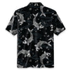 Black Koi And White Koi Hawaiian Shirt