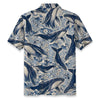Blue Ocean Whale Hawaiian Shirt