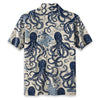 Blue Ocean Octopus Hawaiian Shirt
