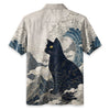 Cat Amidst Majestic Peaks Hawaiian Shirt