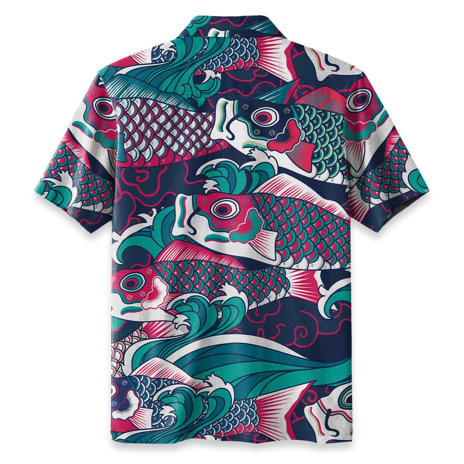 Colorful Japanese Koinobori Hawaiian Shirt