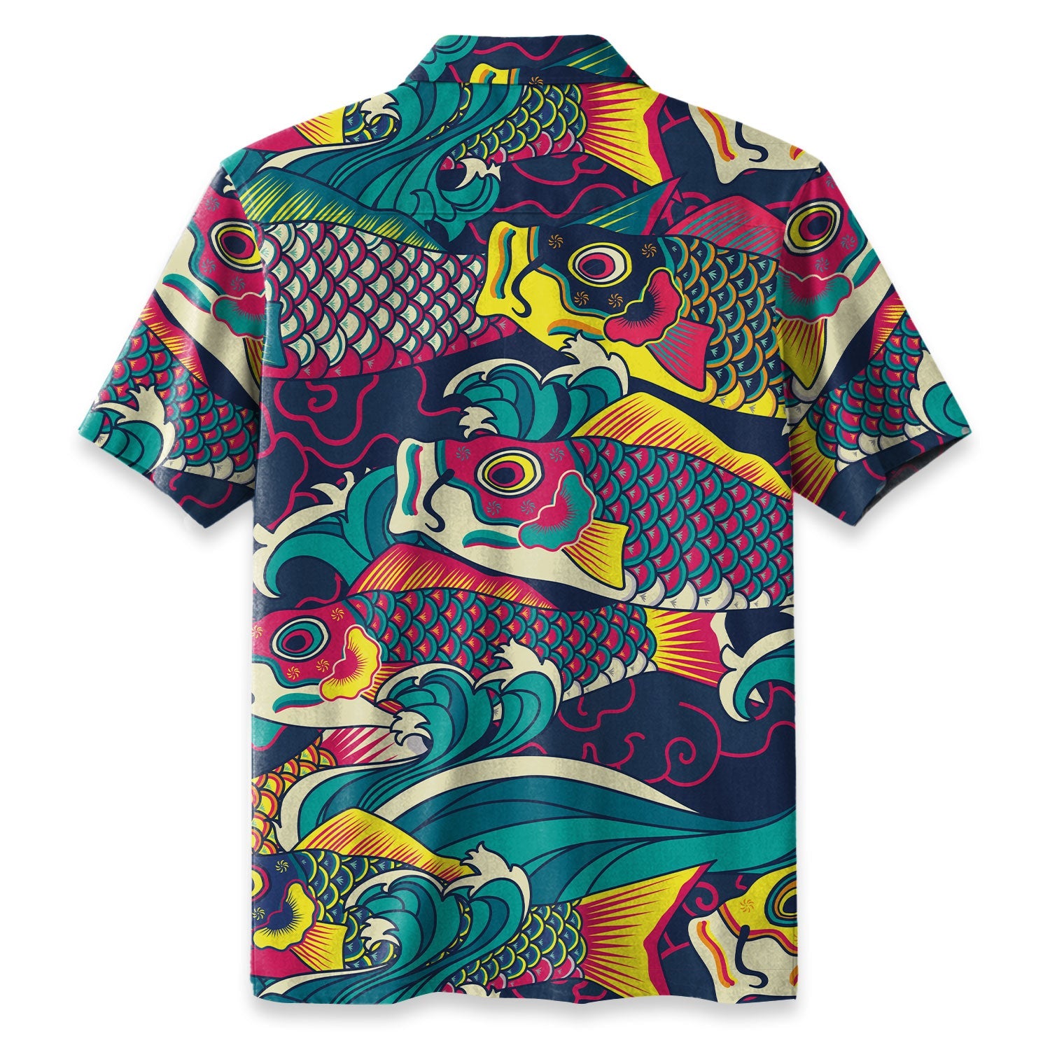 Colorful Japanese Koinobori Hawaiian Shirt
