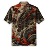 Crimson Storm Dragon Hawaiian Shirt