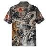 Fight Between Dragon And Tiger Hawaiian Shirt