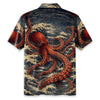 Great Wave Octopus Hawaiian Shirt