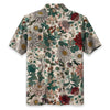 Crimson Daisy Hawaiian Shirt