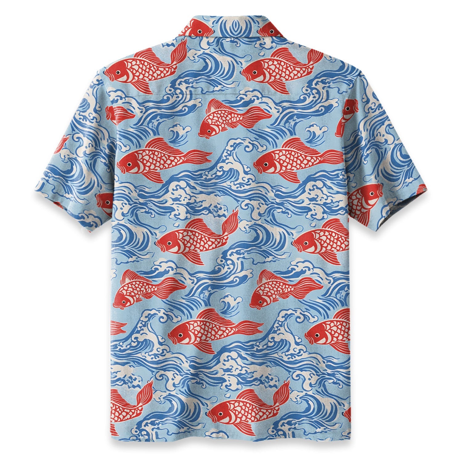 Koi Carp Frenzy Hawaiian Shirt