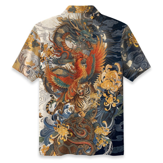 Mythic Beast Rising Hawaiian Shirt