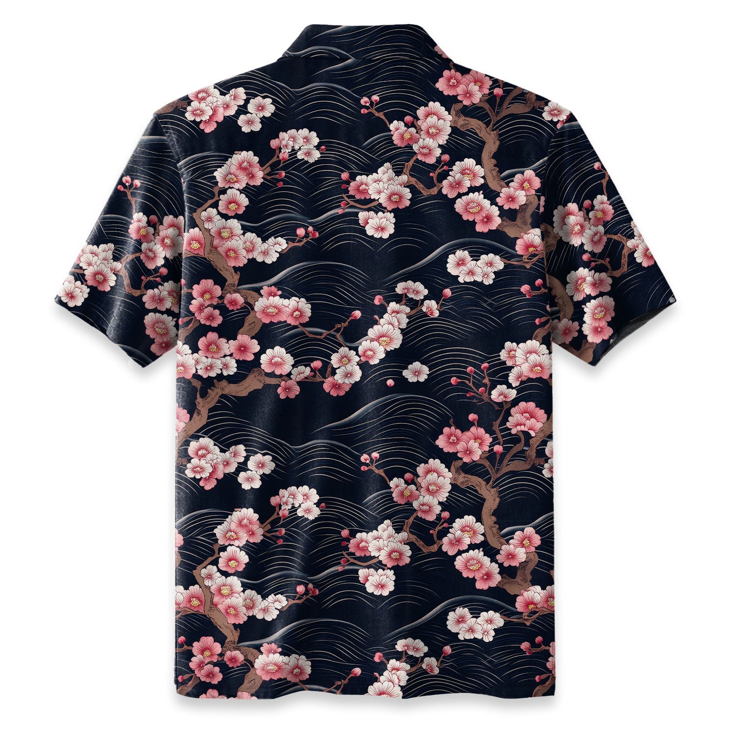 Sakura Wave Hawaiian Shirt