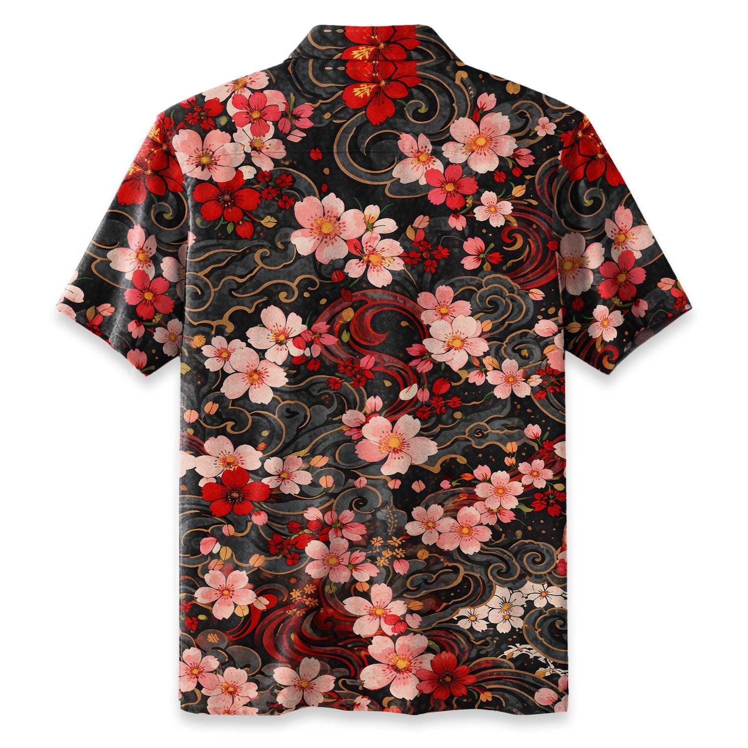 Sakura Wave Hawaiian Shirt