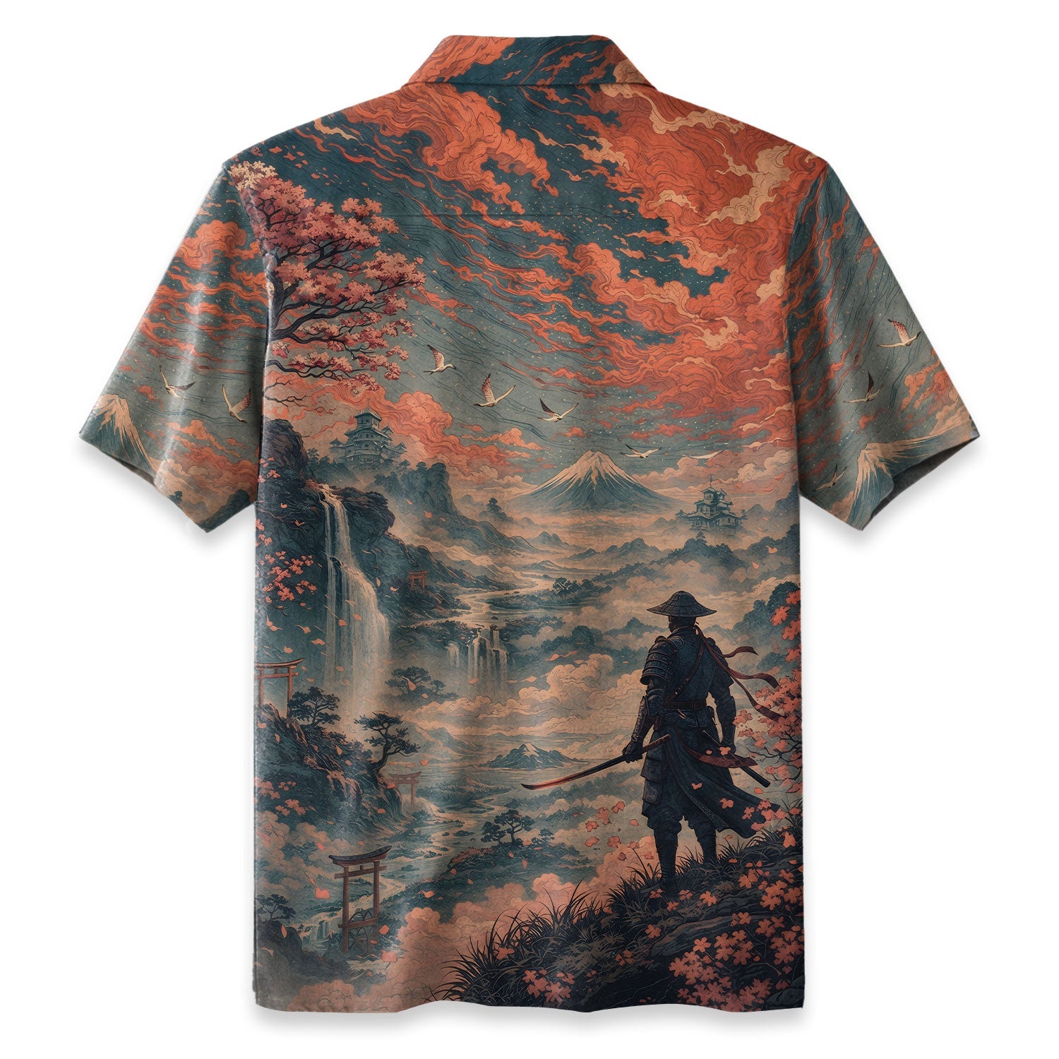 Samurai Gazing Into The Distance Shirt Hawaiian Shirt