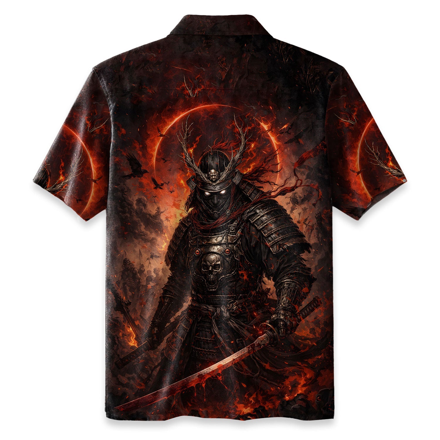 Shadow of the Red Moon Hawaiian Shirt