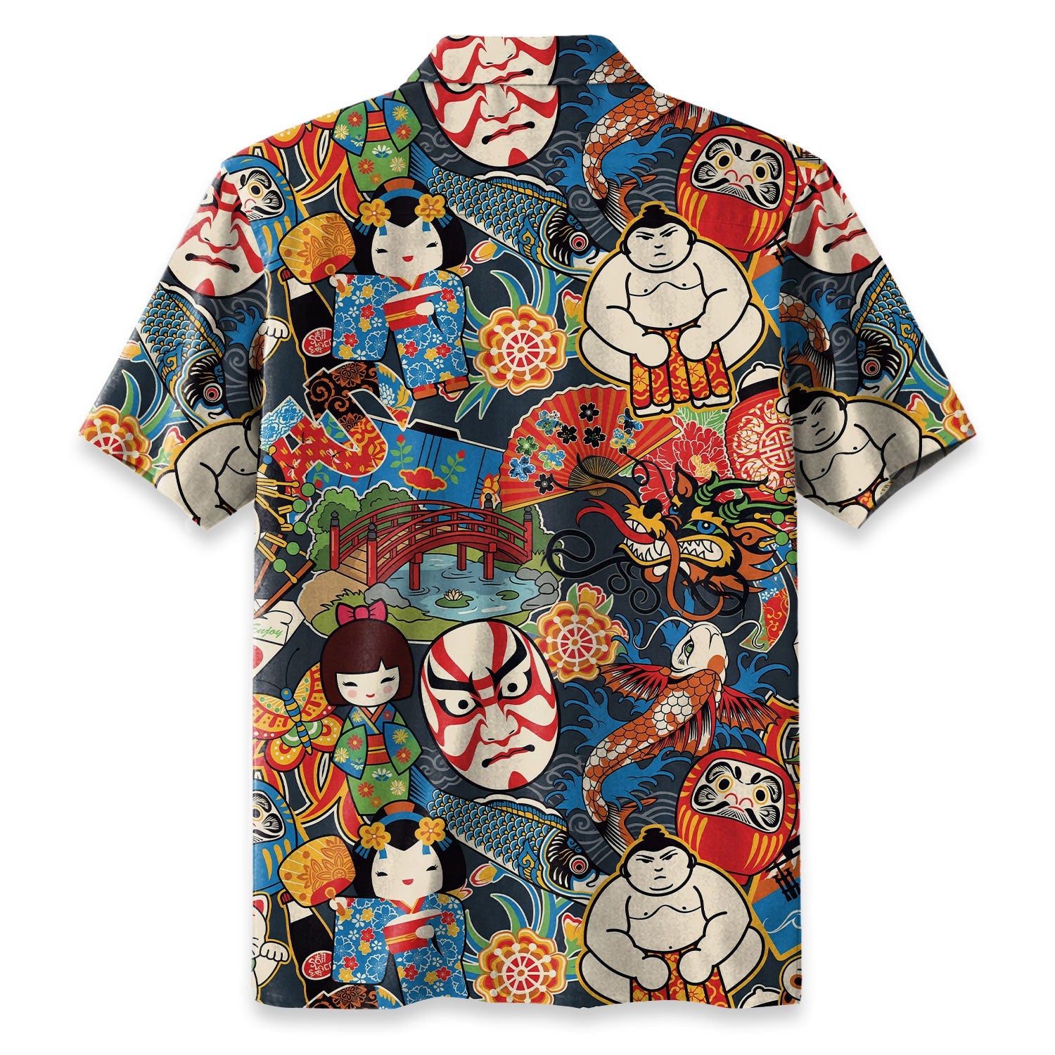 Tokyo Folklore Mosaic Hawaiian Shirt