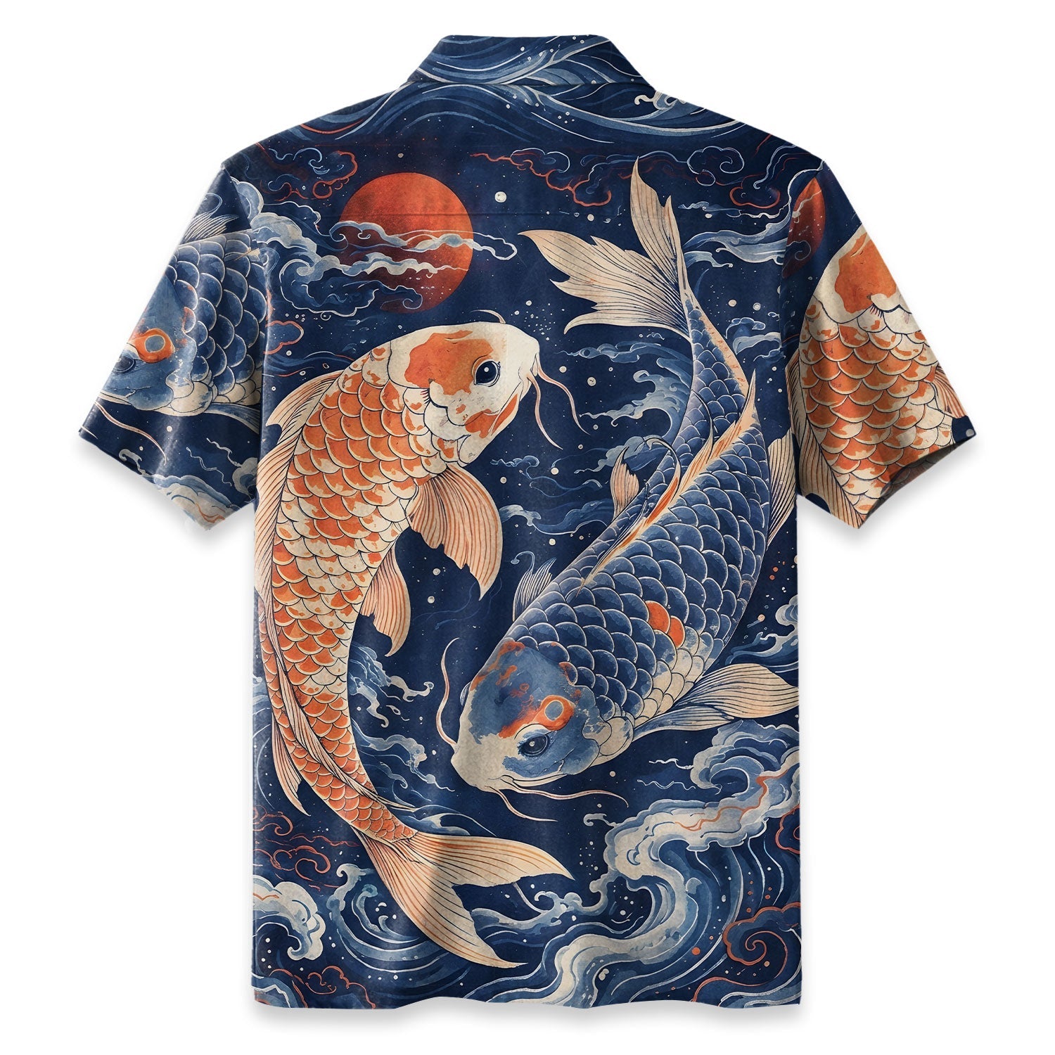 Two Koi Carps Hawaiian Shirt