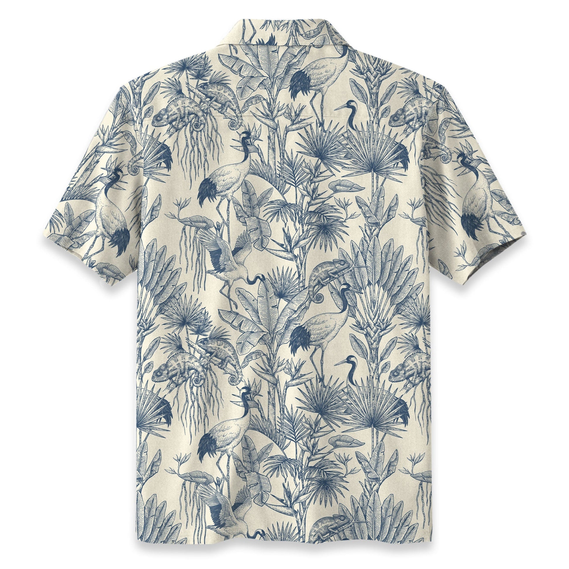 Crane Garden Hawaiian Shirt