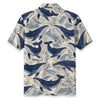 Blue Ocean Whale Hawaiian Shirt
