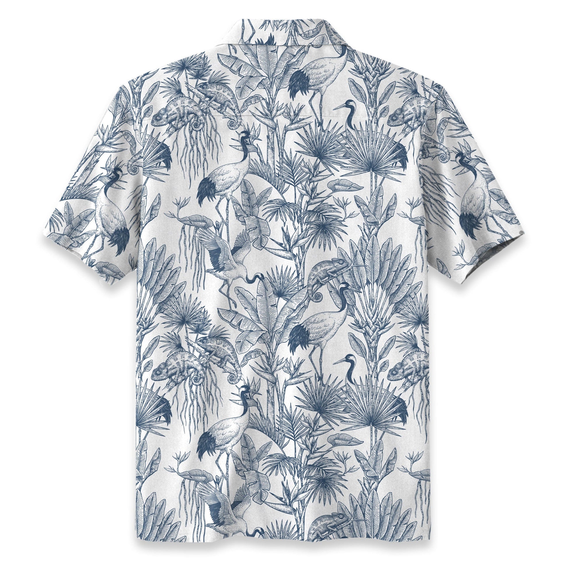 Crane Garden Hawaiian Shirt