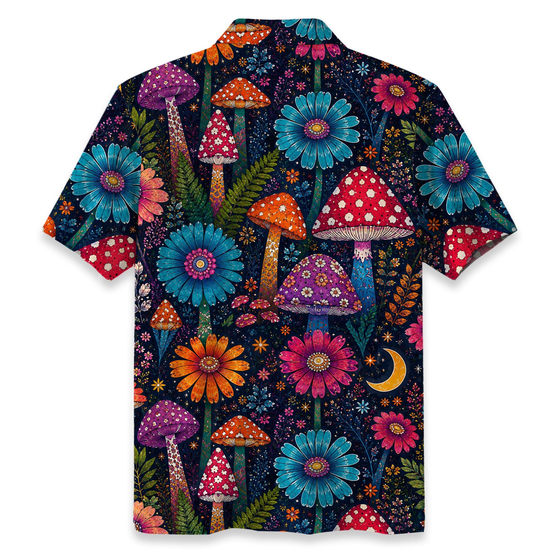 Yayoi Kusama Mushrooms Hawaiian Shirt