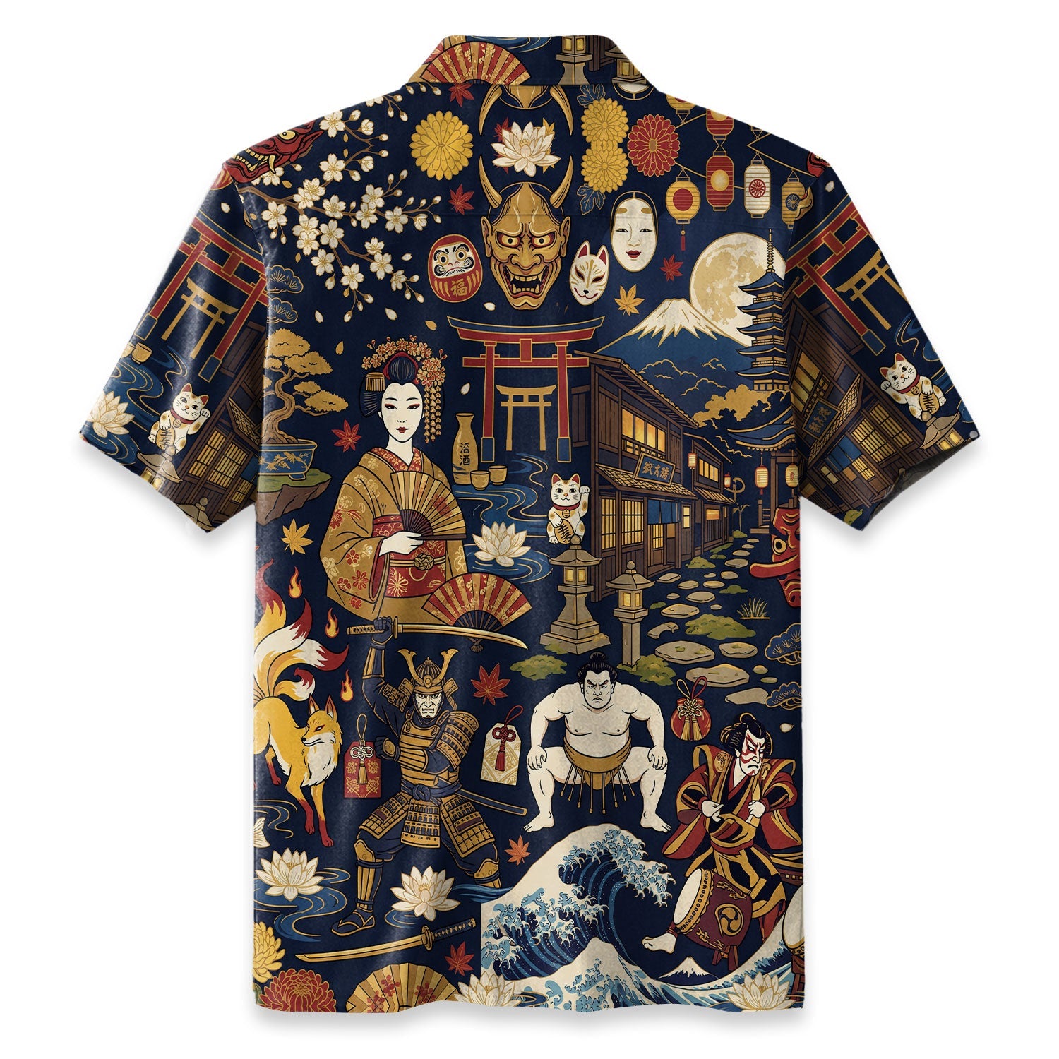 Tokyo Folklore Mosaic Hawaiian Shirt