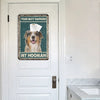 uni Australian Shepherd All Printed 3D Metal Sign
