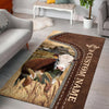Uni Hereford Farming Personalized Name 3D Rug