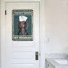 uni Dachshund All Printed 3D Metal Sign