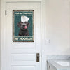 uni Black Labrador Retriever All Printed 3D Metal Sign
