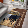 Uni Belted Galloway Farming Personalized Name 3D Rug