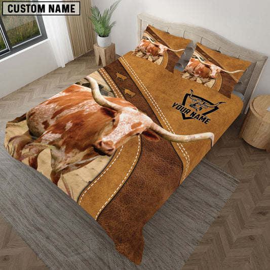 Uni Texas Longhorn Cattle Customized Bedding set