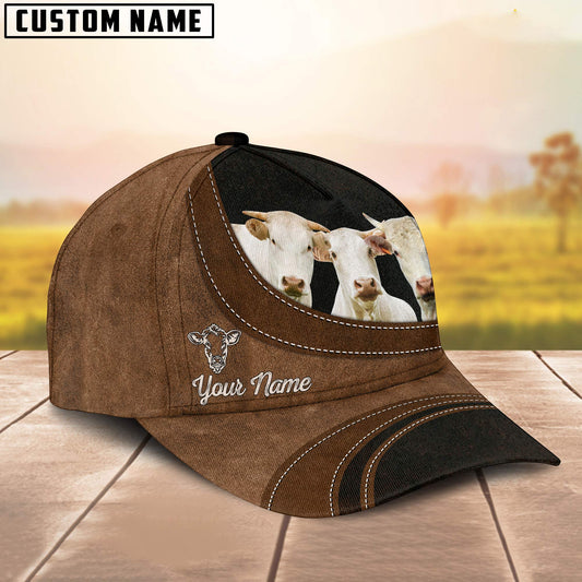 Uni Charolais Happiness Customized Name Cap