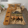 Uni Limousin On The Farm Personalized Name Bedding Set