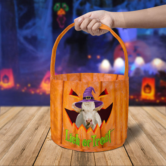 Uni Charolais Lick Or Treat Halloween Basket