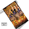 Uni Highland Cattle Haunted Farm Halloween Flag