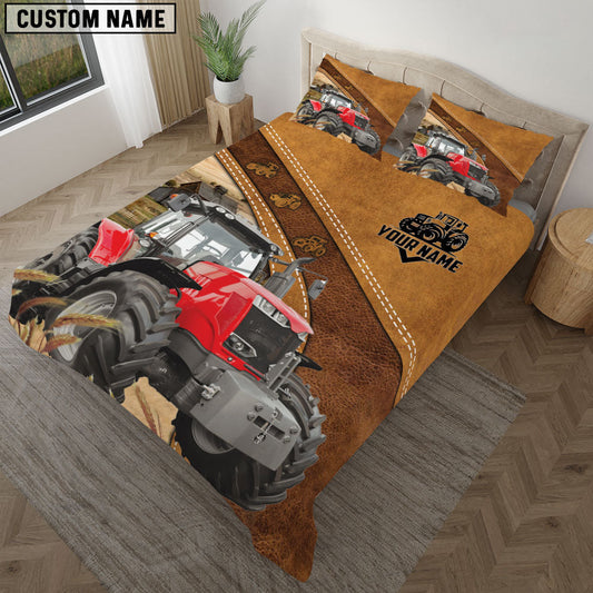 Uni Red Tractor Customized Bedding set