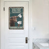 uni TX Longhorn Remember To Wipe All Printed 3D Metal Sign