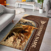 Uni Highland Farming Personalized Name 3D Rug
