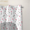 Uni Sheep Flower 3D Shower Curtain