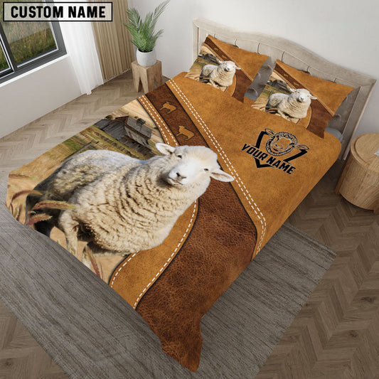 Uni Custom Name Sheep Bedding set