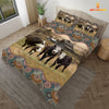 Uni Black Hereford Vintage 3D Bedding Set