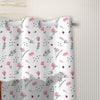 Uni Goat Flower 3D Shower Curtain