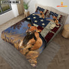 Uni Jersey America Customized Name 3D Bedding Set