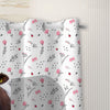 Uni Shorthorn Flower 3D Shower Curtain