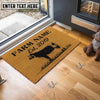 Uni Speckle Park Custom Farm Name Custom Year Coir Doormat