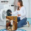 Uni Hereford Cattle Brown Custom Name Basket