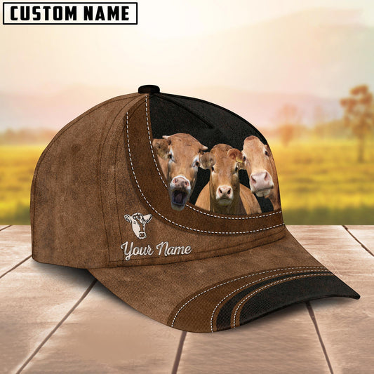 Uni Gelbivieh Happiness Customized Name Cap