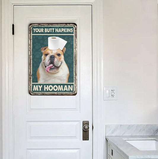 uni Bulldog All Printed 3D Metal Sign