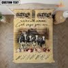 Uni Holstein God Says You Are Custom Name Bedding Set