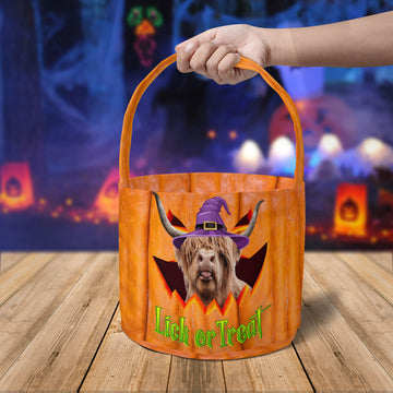 Uni Highland Lick Or Treat Halloween Basket