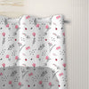 Uni Belted Galloway Flower 3D Shower Curtain